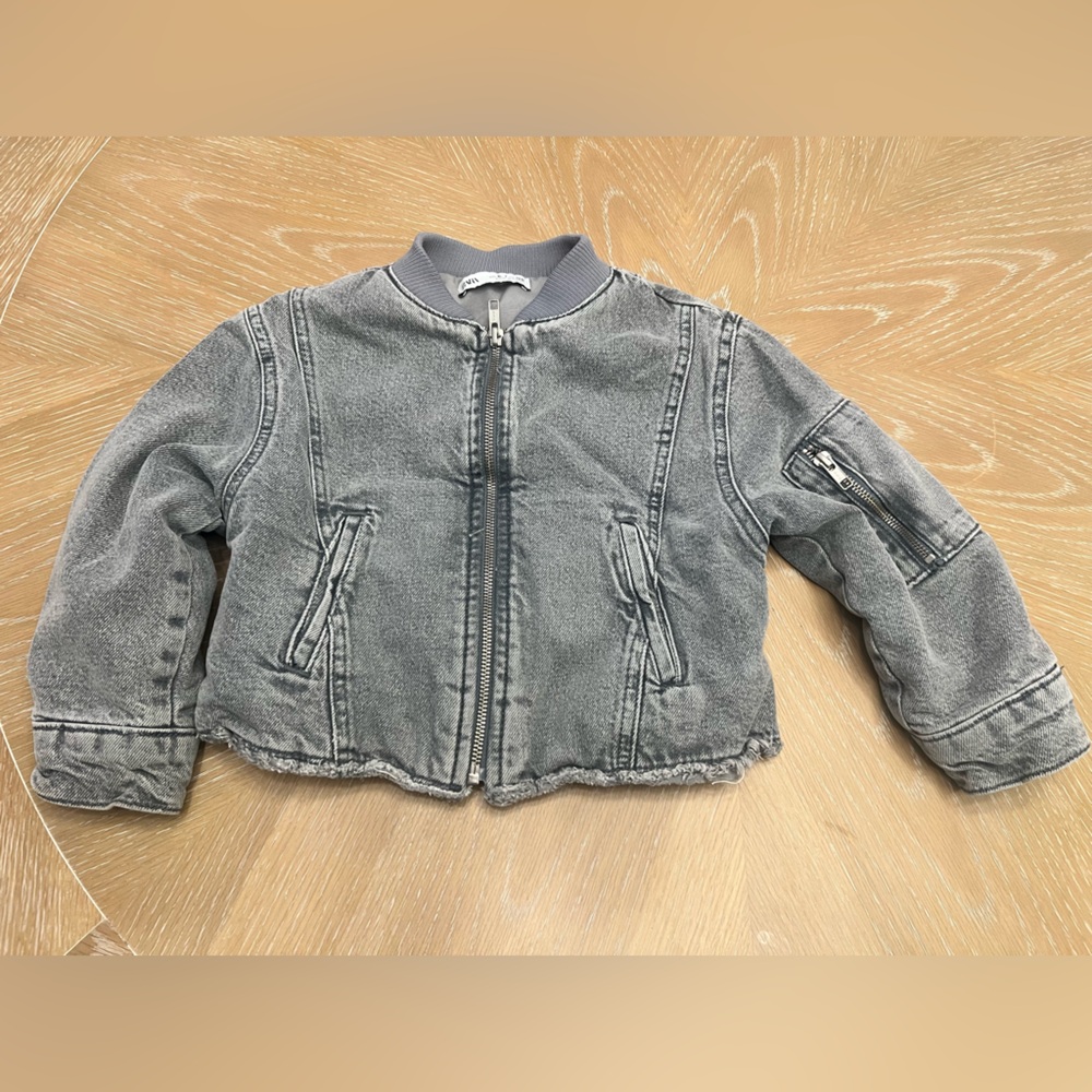 Gray Denim Women's Jacket
